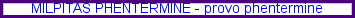 Milpitas phentermine